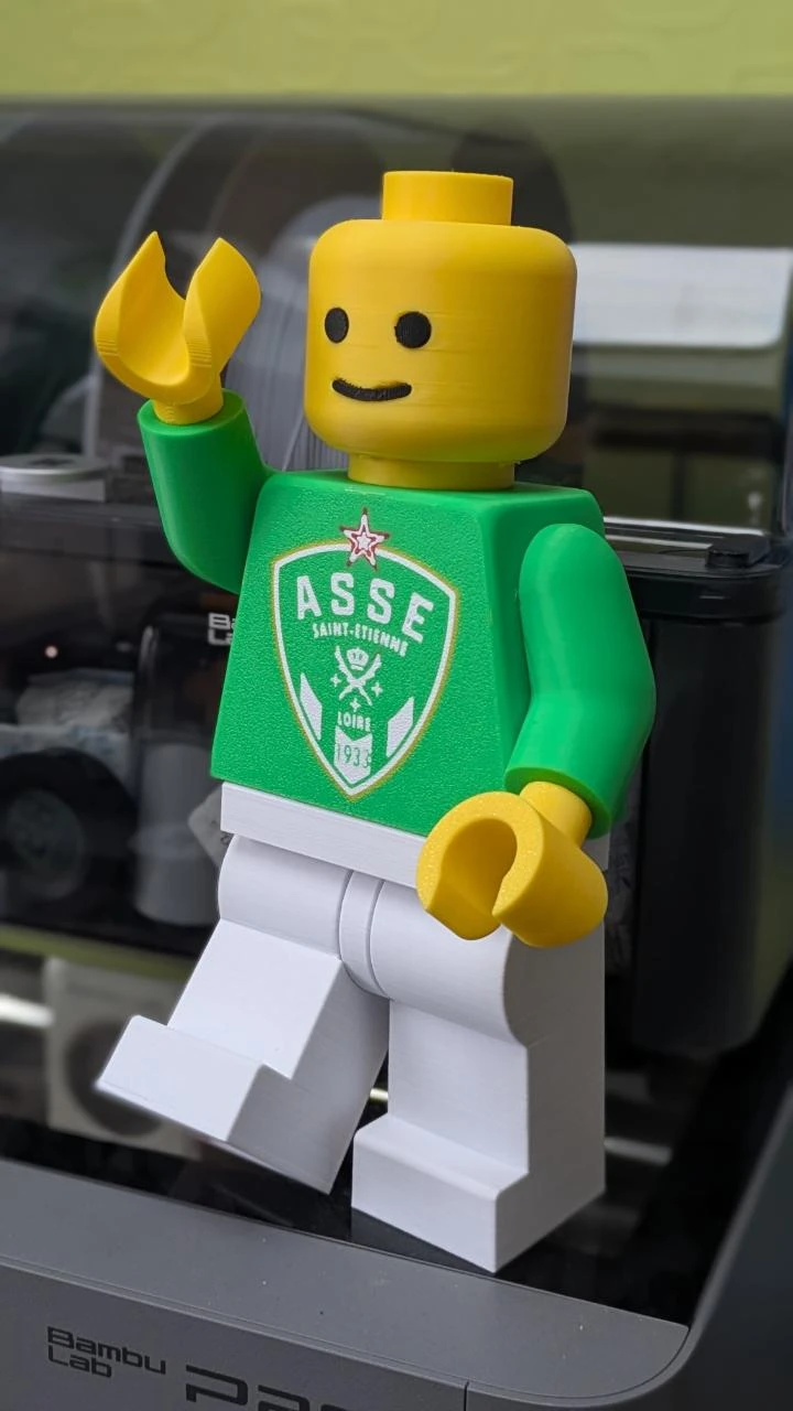 AS Saint-Étienne brick figurine – Unique item for Green fans! – photo 5